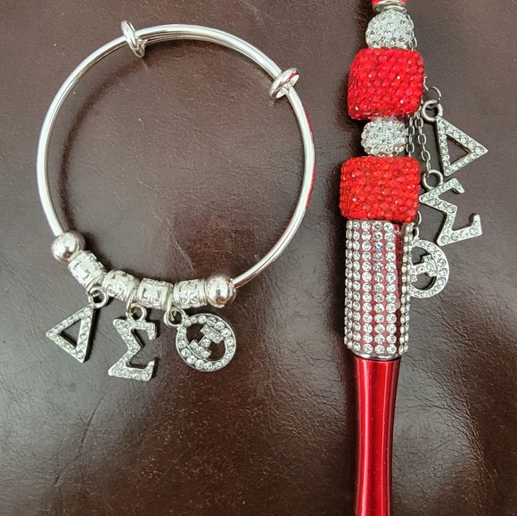DELTA SIGMA THETA BRACELET AND PEN SET - Picture 7 of 8
